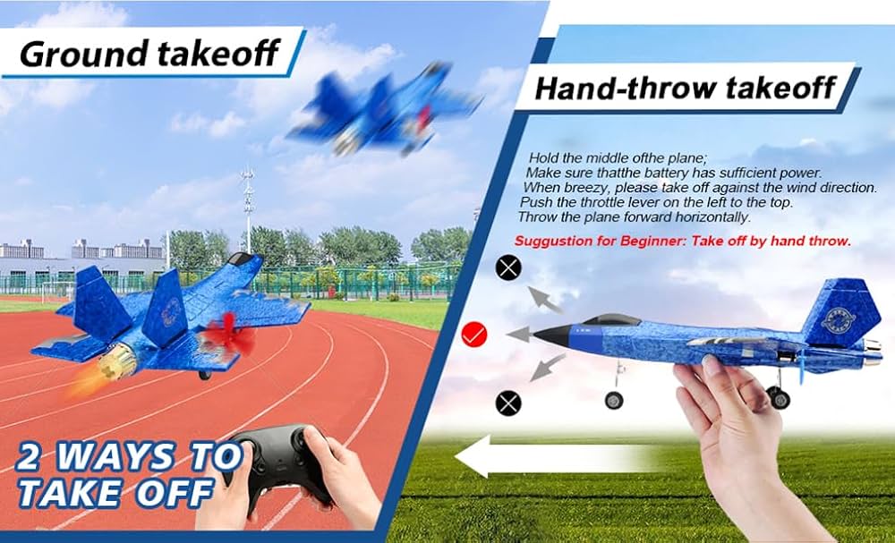 Remote Control Wireless Airplane Toy (لعبة طائرة لاسلكية بالتحكم عن بعد)