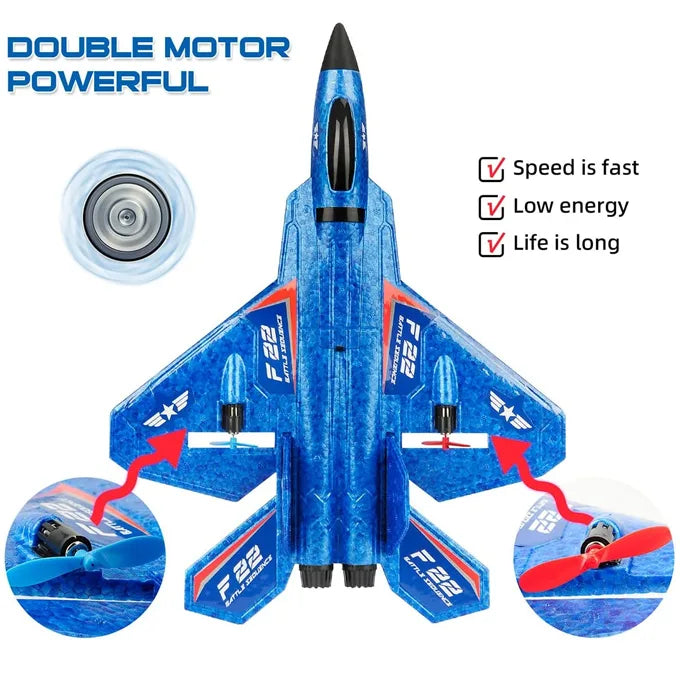 Remote Control Wireless Airplane Toy (لعبة طائرة لاسلكية بالتحكم عن بعد)