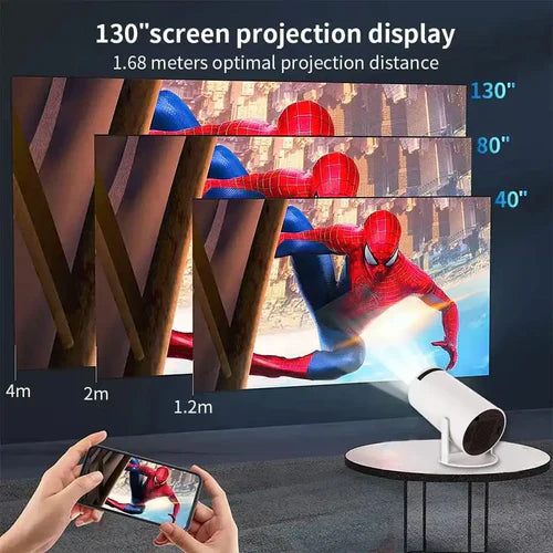 4k Android Projector (جهاز عرض أندرويد بدقة)