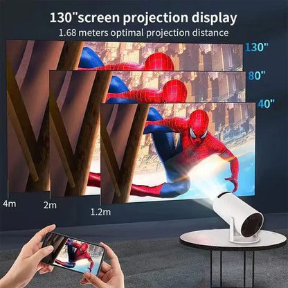4k Android Projector (جهاز عرض أندرويد بدقة)