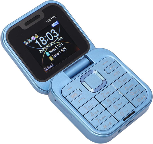 i16 Pro Mini Flip Mobile (هاتف i16 برو الصغير القابل للطي)