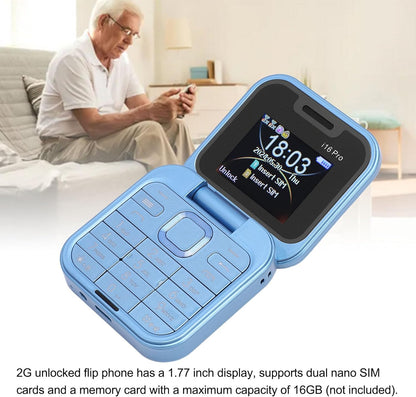 i16 Pro Mini Flip Mobile (هاتف i16 برو الصغير القابل للطي)