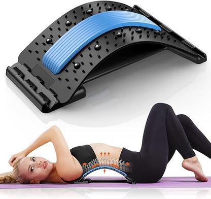 4-Level Adjustable Back Stretcher (مدلك الظهر القابل للتعديل بأربع مستويات)