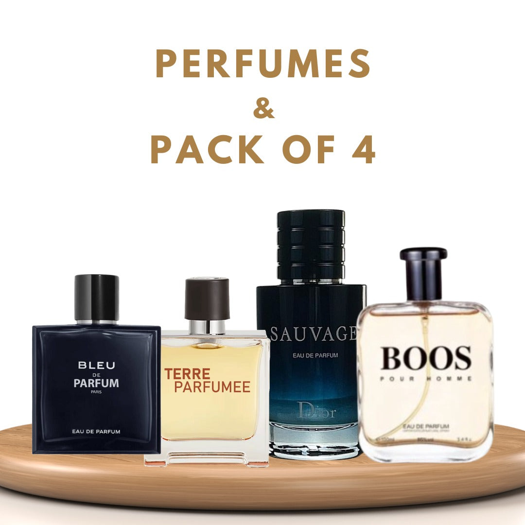 PERFUMES & PACK OF 4 (العطور وباقة من 4)